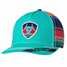Ariat Mujers Hat Baseball Cap Serape Snap Closure Logo Turquoise 1507933 701340596092 eb-72898246